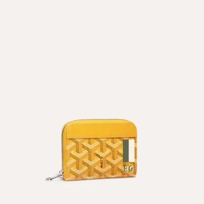 PORTE-MONNAIE MATIGNON MINI BANDES INITIALES 