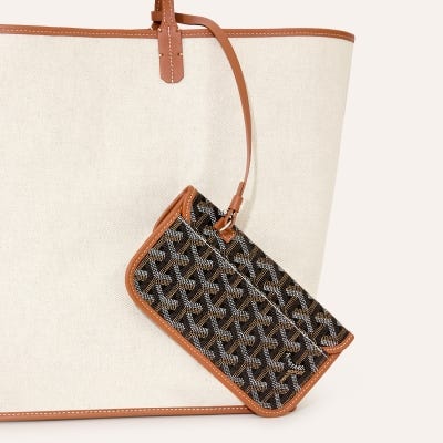 SAC SAINT LOUIS CROC GM BANDES INITIALES 