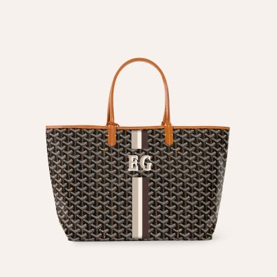 SAC SAINT LOUIS CROC PM BANDES INITIALES 